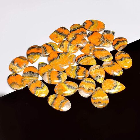 100 Carats Natural Mix Gemstones Wholesale Cabochons Lot, Jewelry Making Loose Gemstone, DIY Stones, Wire Wrapping, Reiki, Wikka, Healing Crystals, Bulk Gemstone Deal, 2 to 4pcs in Saudi Arabia