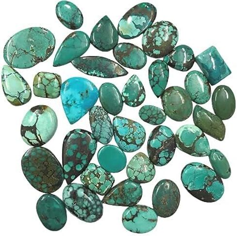 100 Carats Natural Mix Gemstones Wholesale Cabochons Lot, Jewelry Making Loose Gemstone, DIY Stones, Wire Wrapping, Reiki, Wikka, Healing Crystals, Bulk Gemstone Deal, 2 to 4pcs in Saudi Arabia