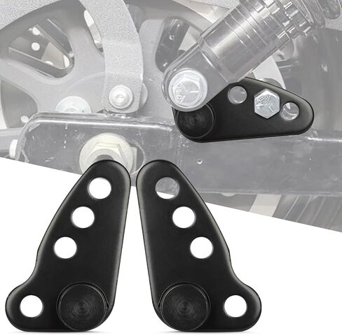 PSLER POSLER PORTERCELE STARKECLE LEAR SLAM SLANDING KIT 1 "2" 3 "صدمات خلفية تسقط روابط لجولة في الشارع Glide Electra Glide Ultra Glide Road مع أكياس السرج الصلبة فقط معايير 2002-2016 Black in Saudi Arabia
