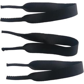 Nuobesty 3pcs eyeglasses lanyard sports strap للنظارات الشمسية للنظارات الآمنة للأنشطة الخارجية السوداء in Kuwait