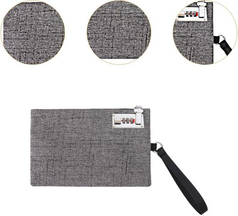 Secure Handbag for Money Storage And Document Organization with Lock for Travel And Office in Kuwait