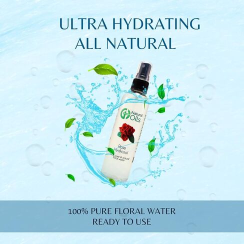 Rose Hydrosol (Floral Water) - 1 Gallon Plastic Jug w/Cap - 100% Pure (NOT Oil) in Saudi Arabia