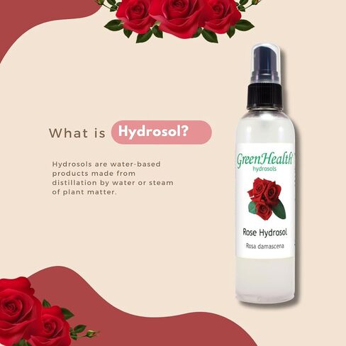 Rose Hydrosol (Floral Water) - 1 Gallon Plastic Jug w/Cap - 100% Pure (NOT Oil) in Saudi Arabia