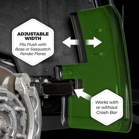 IAG Trail Shield Distable Mud Door for Ford Bronco 2021+ 2/4 Door (وليس Raptor أو Sport) ، مجموعة أمامية وخلفية in Saudi Arabia