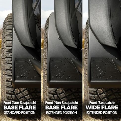 IAG Trail Shield Distable Mud Door for Ford Bronco 2021+ 2/4 Door (وليس Raptor أو Sport) ، مجموعة أمامية وخلفية in Saudi Arabia
