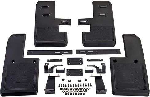 IAG Trail Shield Distable Mud Door for Ford Bronco 2021+ 2/4 Door (وليس Raptor أو Sport) ، مجموعة أمامية وخلفية in Saudi Arabia