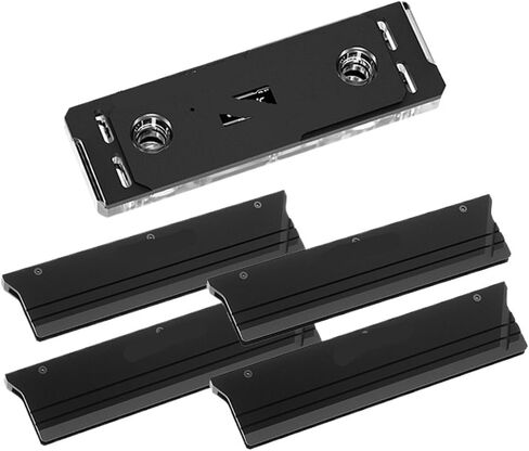 RAM Water Block DDR5/4/3 Memory Radiator FBRWB-PA V2A(Black with 4 Armors) in Saudi Arabia
