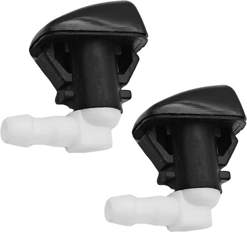 خرطوم سائل غسالة YouQSM الزجاج الأمامي ومجموعة 2Pcs لفوهة هود تتوافق مع Jeep Grand Cherokee WK2 2011-2023 ل Dodge Durango 2011-2023 (فوهة 2pcs+4 موصل أنابيب المياه ، 3.2 قدم) in Kuwait