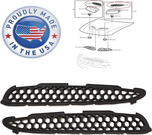 2004-2006 Pontiac GTO Hood Scoop Mesh Vents Pression in Saudi Arabia