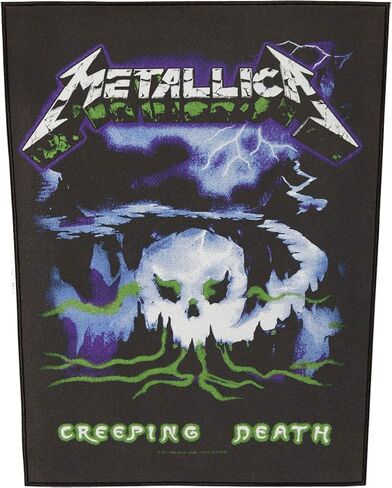 Metallica Men's Creeping Death Back Patch Black in Saudi Arabia
