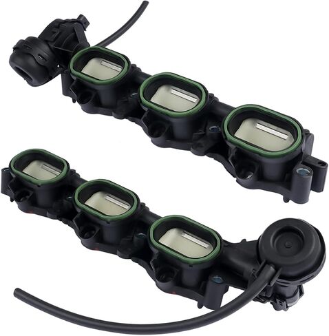 Left &Right Intake Manifolds Replacement for 2015-2019 Audi A6 A7 A8 Q7 3.0L V6 06E133109BC 06E133110BC in Kuwait