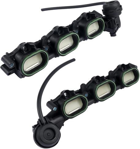 Left &Right Intake Manifolds Replacement for 2015-2019 Audi A6 A7 A8 Q7 3.0L V6 06E133109BC 06E133110BC in Kuwait