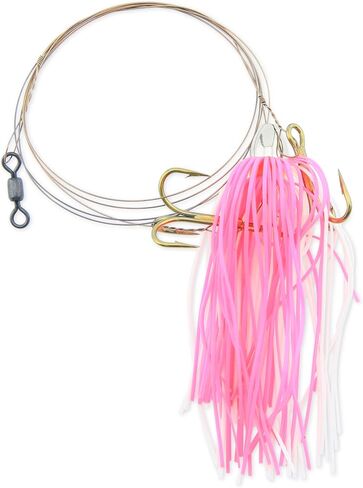 C&H, King Buster Lure, Pink/Pink Silver Fleck Skirt, 1/8 oz / 3.5 g Head, 2.5 in / 6.35 cm, 3 pc in Saudi Arabia