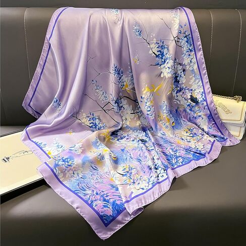 الوشاحات الحريرية التوت الخيالية للنساء وشاح مربع 35 " in Kuwait