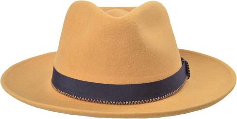 Finley Mens Fedora Hat 100% Wool Felt, Water Repellent, Teardrop Crown | Classic Fedora Hats for Men in Saudi Arabia