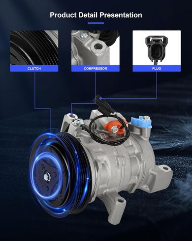 ضاغط مكيف الهواء ECCPP مع قابض 2016-2018 مناسب لضاغط التيار المتردد Honda HR-V 1.8L CO 29325C in Saudi Arabia