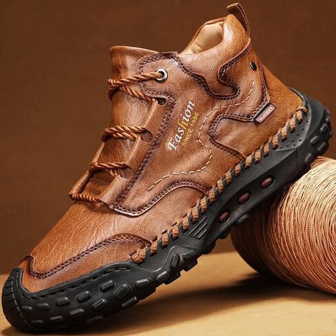 Mens Boots Chelsea Shoes High Top Sneakers for Men Shoe Men's Black Brown Yellow Size Man Casual Fashion Sneaker in Saudi Arabia