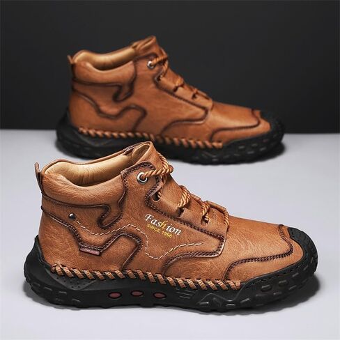 Mens Boots Chelsea Shoes High Top Sneakers for Men Shoe Men's Black Brown Yellow Size Man Casual Fashion Sneaker in Saudi Arabia