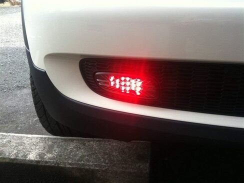 LED LED LED LED LED LED LED LED LED LED LED LED LED RUND LAMPS ASSY متوافقة مع MINI COOPER R57 R58 R59 ، عدسات نمط يونيون ، تعمل كضباب خلفي/أضواء تشغيل in Kuwait