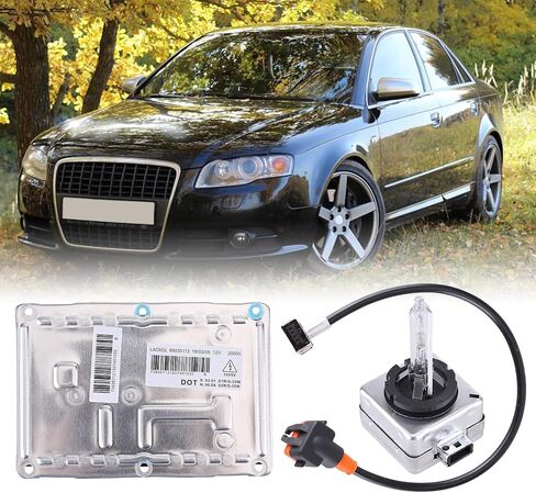 2PCS Xenon Headlight Ballast Control unit with igniter and D2S Bulb 89035113 Compatible with Cadillac CTS SRX Dodge Charger B6 A4 S4 2005-2008 Chrysler 300 Jaguar XJ8 XJR Xenon S80 S60 XC90 V70 XC70 in Kuwait