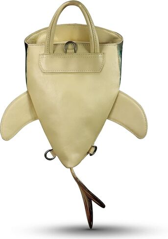 Genuine Leather Sling Bag for Women and Men Backpack Purse Handmade Cute Whale Shark Shape Shoulder Crossbody Backpack (Multicolor) in Saudi Arabia