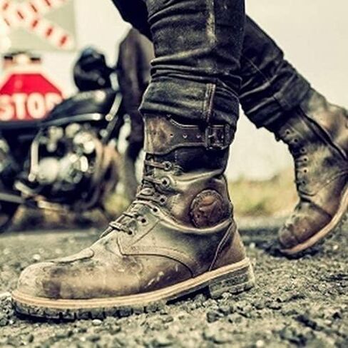 Men's Rocket Cafè Racer Motorcycle Boots in Saudi Arabia