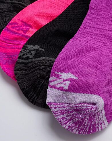 Avia Women's Low Cut Socks - 12 Pack Performance Cushion Comfort No Show Socks - Breathable Athletic Socks for Women (4-9), Size 4-9, Bright Assorted in Saudi Arabia