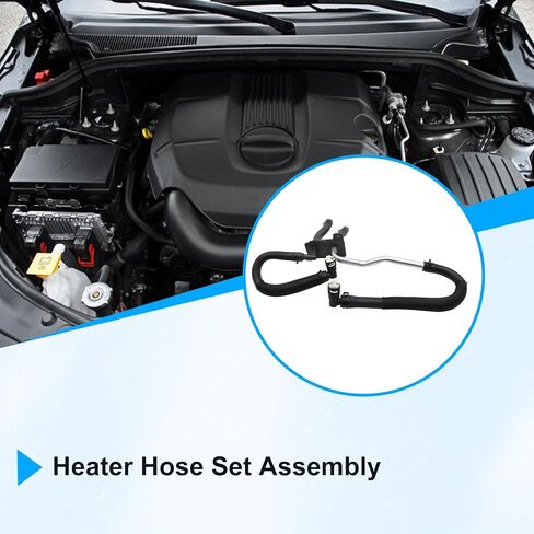GXARTS Heater Hose Set 55038032AK Fit for Jeep Grand Cherokee Laredo,Limited 5.7L 2011-2017 Fit for Jeep Grand Cherokee High Altitude,Trailhawk 5.7L 6.4L 2018-2021 Fit for Dodge Durango 5.7L 2011-2014 in Saudi Arabia