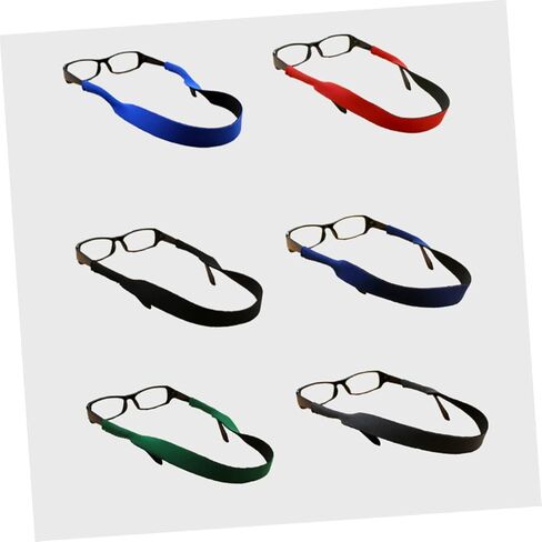Nuobesty 3pcs eyeglasses lanyard sports strap للنظارات الشمسية للنظارات الآمنة للأنشطة الخارجية السوداء in Saudi Arabia
