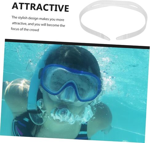 Mipcase Swimming Goggles Band date Silicone Band for Goggles Excloy Eyewear مريح ومرن يمنع الانزلاق للبالغين والشباب in Saudi Arabia
