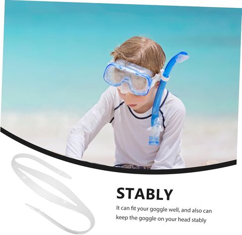 Mipcase Swimming Goggles Band date Silicone Band for Goggles Excloy Eyewear مريح ومرن يمنع الانزلاق للبالغين والشباب in Saudi Arabia