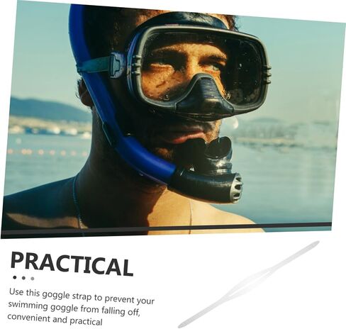 Mipcase Swimming Goggles Band date Silicone Band for Goggles Excloy Eyewear مريح ومرن يمنع الانزلاق للبالغين والشباب in Saudi Arabia