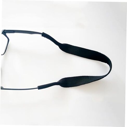 Vaguelly 3Pcs Eyeglasses Strap for Sports Outdoors Soft Durable Sunglasses Holder Swimming Goggles Neck Cord Comfortable Fit for Hiking Biking and Water Sports Black in Saudi Arabia