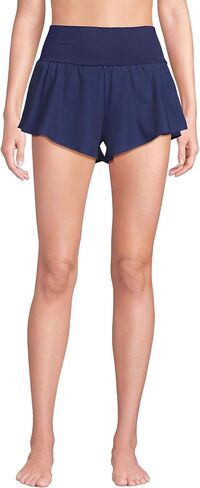 Lands' End Women's 3" Pinchless Flutter Swim Short with Panty in Saudi Arabia