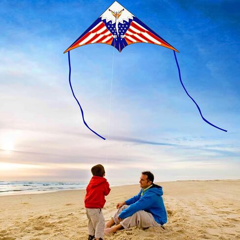 Kites for Kids Ages 4-8 & 8-12，Large Delta Kites for Adults, Beach Kite, Kids Kites Easy to Fly, Best Kites for Boys and Girls, Perfect for Beginners, Gifts for Holiday Easter Festival (Dragon) in Saudi Arabia