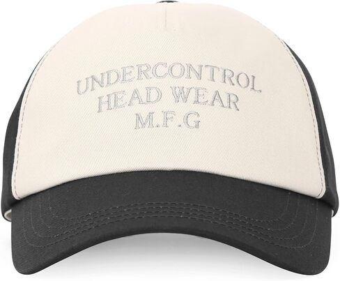 شعار Undercontrol تطريز كبير الحجم طويل الحافة تويلي القطن أربعة مواسم ارتداء للجنسين تلوين الشاحنة قبعة كوريا البيسبول قبعة in Saudi Arabia