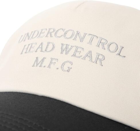 شعار Undercontrol تطريز كبير الحجم طويل الحافة تويلي القطن أربعة مواسم ارتداء للجنسين تلوين الشاحنة قبعة كوريا البيسبول قبعة in Saudi Arabia