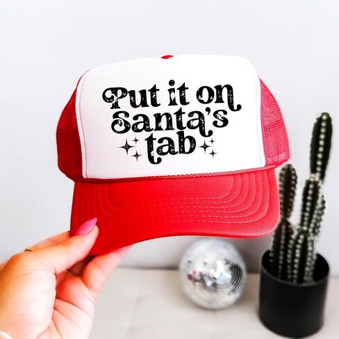 ضعها على علامة تبويب Santa's Usisex Hat Hat Funny Christmas الكلاسيكية الكلاسيكية in Kuwait