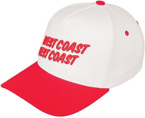 WEST Coast Best Coast Letter Embroidered Cotton Trucker Snap Back Cap in Saudi Arabia