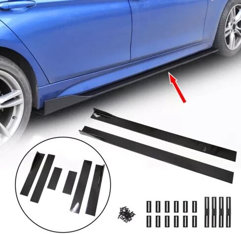 شفة مصد أمامية مع تنورة جانبية لـ Chevy Camaro 2016-2024 ، طراز 1LE ، Chevy Camaro SS Front Lip Splitter Spoiler & Side Skirt Kit Plane Plan in Saudi Arabia