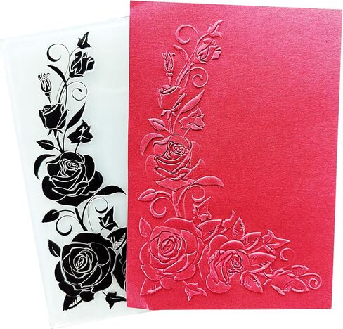 Arbuya 3D Textured Sunflowers Plastic Embossing Folders for Card Making or Journaling Floral Embossing Folder for Gift Tag Paper Crafting Home Decoration in Saudi Arabia