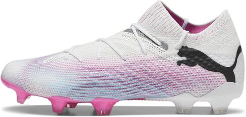 Puma Mens Future 7 Ultimate Firm GroundArtificial Ground Soccer Cleats - White in Saudi Arabia