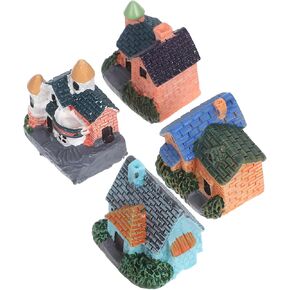 Healifty House Miniatures, Resin Micro Landscape Figurines Accessories Dollhouse Decoration Bonsai Craft 4pcs in Kuwait