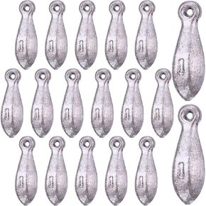 18 Pcs Bank Sinkers Weights Saltwater Casting in Kuwait