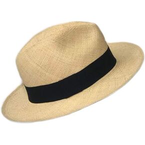 Genuine Ecuador Montecristi Panama Hat Fedora UV Protection Unisex Handmade Paja Toquilla Plant + Cover Bag in Saudi Arabia