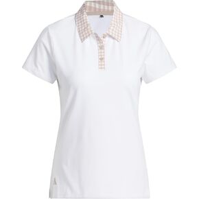 adidas Women's Ultimate365 Gingham Polo Shirt in Kuwait
