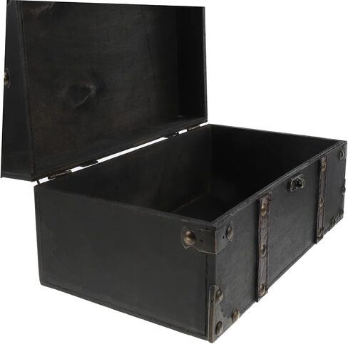 Happyyami Vintage Treasure Chest Storage Box Retro Trinket Box with Lid for Coins Jewelry and Keepsakes Craftsmanship and Classic Design for Collectors in Saudi Arabia