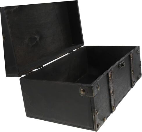 Cabilock Keepsake Box Decorative Retro Trinket Storage Chest with Lid for Jewelry Rings Earrings and More Compact Wood Treasure Box for Home Decor and Organizing in Saudi Arabia