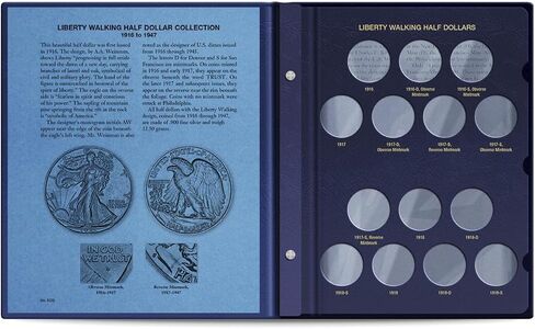 Whitman US Kennedy Half Dollar Coin Album Page 2019 - 2023 in Saudi Arabia