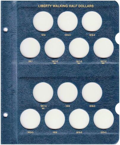 Whitman US Kennedy Half Dollar Coin Album Page 2019 - 2023 in Saudi Arabia
